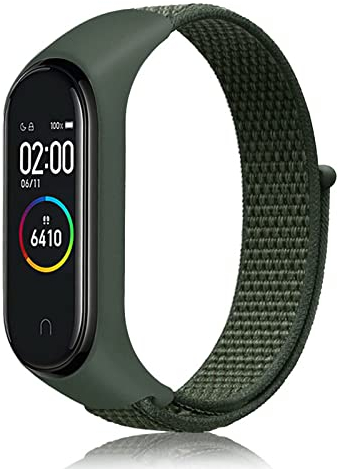 Th-some Cinturini per Xiaomi Mi Band 7/Mi Band 6/Mi Band 5/Amazfit Band 5, Regolabile Cinturino di Ricambio in Nylon Sportivo per Xiaomi Mi Band 6/Mi Band 7/Mi Band 5/Amazfit Band 5
