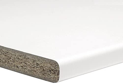 Top Per Cucina Piano Cottura In Laminato Stratificato HPL sp mm 38 x 2050 x 600 - Colore: Bianco