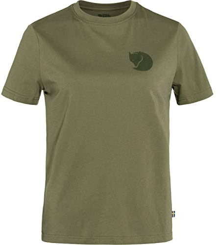Fjällräven Damen Fox Boxy Logo T-Shirt Funktionsshirt Outdoor-Shirt