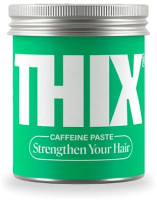 THIX Caffeine Styling Paste | Featured in GQ Magazine for Thicker, Fuller Hair | Stimulates Hair Growth with Proteins & Vitamins - 100ml