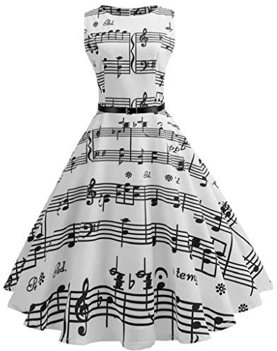 MeiLyviba Kleider Damen Vintage Cocktailkleid Retro Kleider Petticoat Kleid Hepburn Kostüm Neckholder 1950Er Abendkleider Hepburn Stil Rockabilly 50er 60er Jahre Kleid