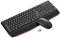 cimetech Ensemble Clavier Souris sans Fil, Configuration AZERTY Français, Combo Clavier Souris Ergonomique 2.4 GHz avec Clavier Numérique de Pleine Taille pour Ordinateur Portable/PC-Noir JQ725 DC011