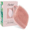 Sndyi Silikon Körperbürste, Silikon Duschbürste für Sanfter Exfoliierender,Blatt-förmiger Silicone Body Scrubber mit Schaumbildenden Borsten, Silicone Duschschwamm für Empfindliche Haut, Perle Rosa