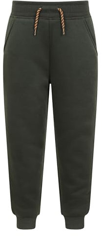 Mountain Warehouse Nordic Fur Lined Kids Joggers - Warm & Comfortable Children Pants with Pockets, Boys & Girls - Autumn Winter Walking, Hiking, Outdoors & Trekking Khaki Kids Size 11-12 Years