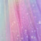 Herfair 2m Tulle Tüll DIY von Hand Bogen Kopfschmuck Regenbogen Kleidungsstoff Organza Stoffe zum Nähen Meterware für Hochzeit Geburtstag Party Festliche Event Decor Supplies Hauch Zart, Fein (1)