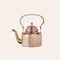 CopperStudio Hammered Copper Stovetop Kettle- 2000ml/2 qt-Cordless, Heat Proof Brass Handle & Accents, Inner Lined with Copper & Nickel. TeaPot, Stovetop Teapot, Electric cooktop teapot.