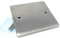 Single Gang Blanking Plate, Wall Faceplate, Cover for Electrical Sockets, Screws Included (Stainless Steel)