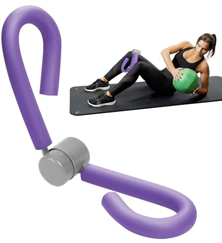 Flintronic Oberschenkeltrainer, Oberschenkel Hip Trainer, Beckenbodentrainer für Frau und Männer, Oberschenkel Beckenboden Beckenbodentraining, Trainingsgerät für Zuhause Gym Yoga （Lila）