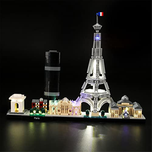 MENZAVA Licht-Set Kompatibel Mit 21044 Paris Architecture - Led-Beleuchtungsset Für Bausteinen Modell - Modell Set Nicht Enthalten