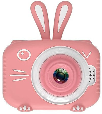 AYUNJIE Appareil Photo Numérique 20mp pour Enfants Appareil Photo Caméscope Rechargeable avec écran De 2 Pouces, Mini Appareil Photo Jouet Cadeau pour Enfants (Rose)