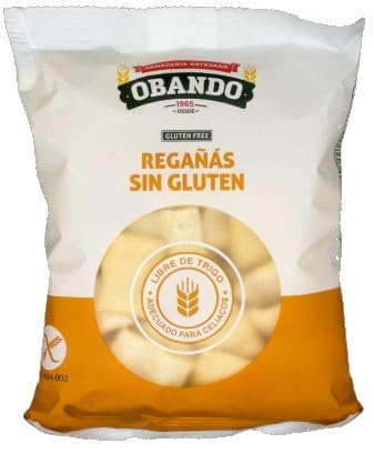 Picos Sin Gluten- Envío 24 h - Los mejores picos Artesanales Obando - Panadería (7x80g, Regaña)