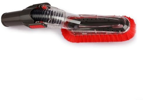 ComfyHarbor Vacuum Cleaner Dusting Brush 32Mm Attachment Red Cleaning Tool With Soft Bristles For Furniture Ceiling Curtains Baseboards Interior Detailing 1-1/4 Inch Fitting