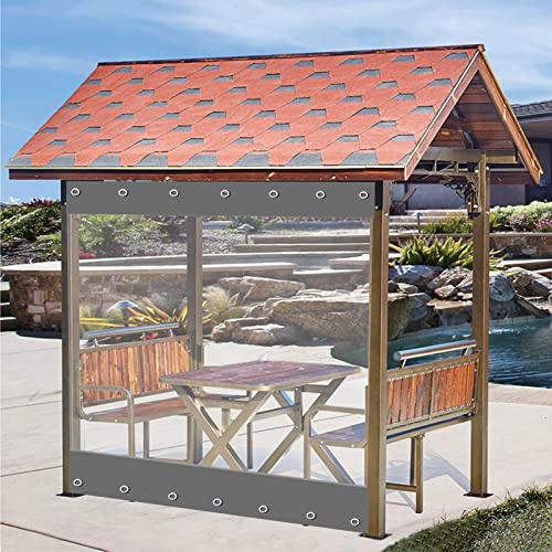 Waterproof Tear-Resistant Canopy Curtain for Patio Pergola 2x1.5mShade for Balcony Garden & Outdoor Spaces - UV Protection Weather Resistant