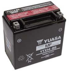 BATTERIE YUASA (YTX14-BS) HYOSUNG GT COMET R/S 650 INJ. 2009