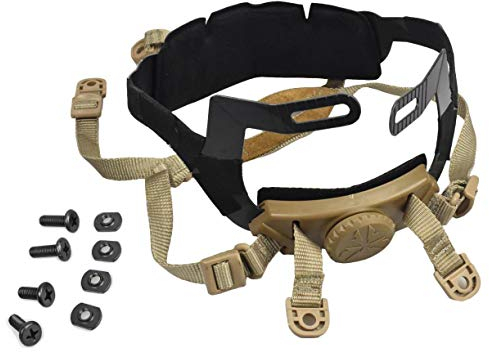 WarmHeartting Casco táctico Correa para la Barbilla Airsoft Casco Accesorios Sistema Colgante