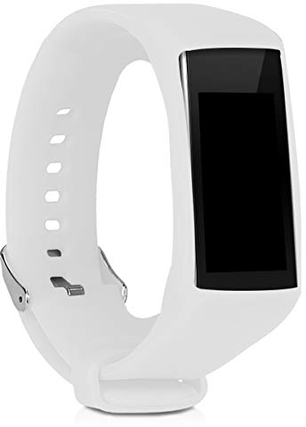 kwmobile Ersatzarmband kompatibel mit Polar A360 / A370 Armband - Fitnesstracker Band aus Silikon in Weiß