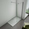 120x200cm Box Doccia Parete Walk In Con Vetro Trasparente Easyclean 10mm+Barra 90cm