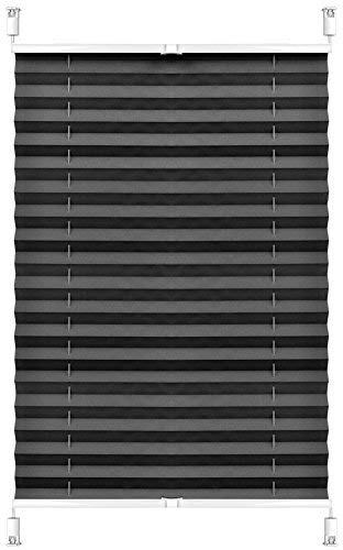 S SIENOC Plisse-Rollo Plisseerollo Easyfix ohne Bohren Plissee Jalousie verspannt Faltstore Rollo Klemmfix Sonnenschutzrollo Seitenzugrollo Faltrollo für Fenster Tür | Jalousie verspannt Faltstore Rollo Klemmfix Sonnenschutzrollo Seitenzugrollo Faltrollo für Fenster Tür