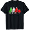 Motorroller Scooter Rollerfahrer - Italien Flagge Mofa Moped T-Shirt