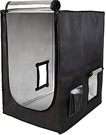 3D Printer Enclosure, 3D Printer Accessories with Dustproof Function And Heat Preservation Function, Fire-retardant Material, Black-48 * 60 * 72cm