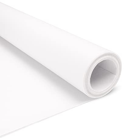 Realm Iron On/Fusible Interfacing Fabric (White, Light Weight 75cm x 3m)