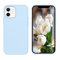 DOMAVER Liquid Silikon Hülle für iPhone 12, Handyhülle iPhone 12 Pro Case Ultra Dünne Kameraschutz und Bildschirmschutz Weichem Stoßfeste Rundumschutz für iPhone 12/12 Pro 6.1, Hellblau