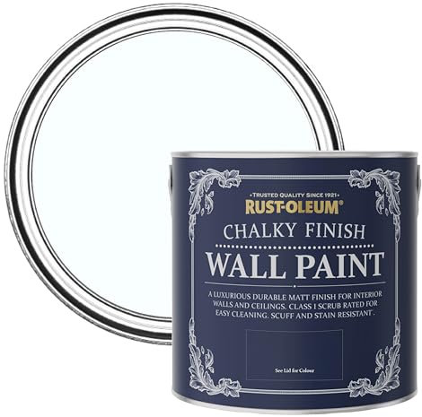 Rust-Oleum Light Blue Matt Emulsion Wall Paint - Icecap 2.5L