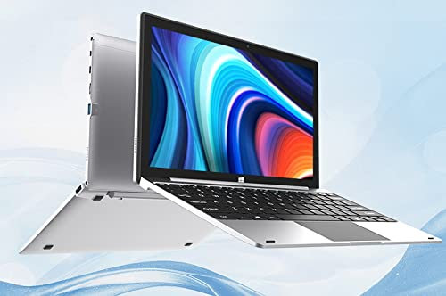 Jumper EZpad Pro 8 Tablet PC (teclado incluido, pegatina de teclado alemana) 2 en 1 de 11,6 pulgadas, IPS 1080P E3950 Quad Core 6 GB DDR4 128 GB Windows 10 Tablet PC, plateado