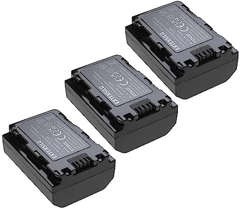EXTENSILO 3x Replacement Battery compatible with Sony Alpha 6600, 7R IV, 7 IV, 7c, 1, 7R IIIA, 7R IVA Camera DSLR (2000mAh, 7.2 V, Li-ion)