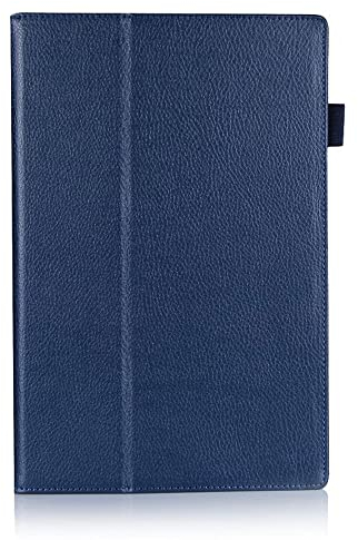Schutzhülle für Sony Xperia Z2 10.1 SGP511 SGP512 SGP521 SGP541 SGP551 SGP551, ultradünn, mit Standfunktion, leicht, PU-Leder, für Sony Xperia Z2 10.1 SOT21 SO-05F, Dunkelblau