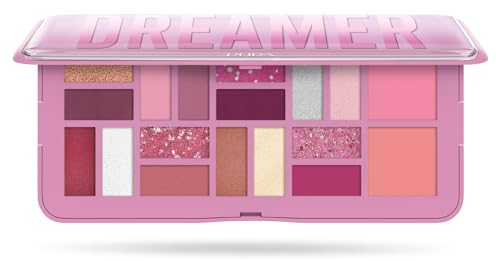 Pupa Dreamer Trousse 004 Viola Palette Viso e Occhi Con Specchio 20gr