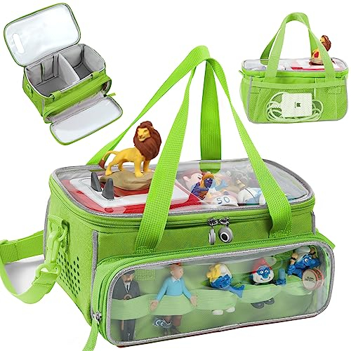 SFYBYHEART Carrying Case Compatible with Toniebox, Tonis Case for Tonie Characters, Tony Figures, Toniebox Starter Set, Tonie Headphones (Patent Pending) Case Only