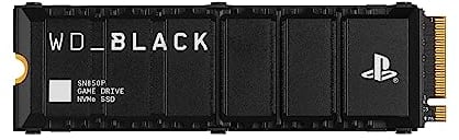 WD_BLACK SN850P 4 TB NVMe SSD Offiziell Lizenziert für PS5 Konsolen (interne Gaming SSD; optimierter Kühlkörper; PCIe Gen4 Technologie, bis zu 7.300 MB/s Lesen, M.2 2280)