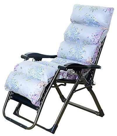 Zero Gravity Lounge Chair, Schaukelstuhl, Liege- und Klappstuhl, verstellbares Bett für mehrere Nickerchen, Strandkorb, bequemer Baumwollteppich-Lounge-Stuhl (Farbe: A5) Lounge-Sessel (Farbe: A2)