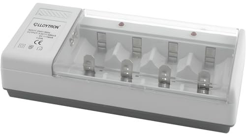 AMK® Universal Battery Charger for Type AA AAA C D 9v PP3 Ni-Mh Rechargeable Batteries