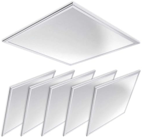 VZLED - Panel LED 60x60 Para Techo Desmontable, Pantalla LED Para Cocina, 40W 4000ºK (Pack 6)