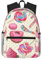 OdDdot Lässiger Tagesrucksack, Laptop-Rucksack, leichte Reisetasche für Damen und Herren, mit goldenem Gras, Motiv: Herbstlandschaft, Süßer Lollipop-Cupcake-Donut, One size