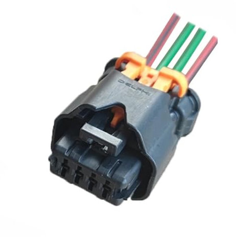 ANNBCDL 4 pin 13876521 Connettore elettronico automatico Presa cablaggio motore Spina pompa benzina(Size:1 Pc)