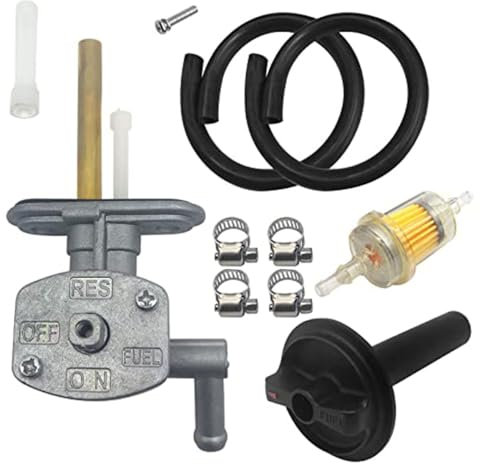 Mabutingti Robinet Essence Réservoir D'Essence Interrupteur Carburant pour Kawa-saki Prairie 360 KVF360 2003-2013, Prairie 400 KVF400 1997-1998