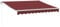 vidaXL Toldo retráctil Manual Burdeos 300x250 cm