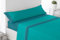 ENERGY COLORS TEXTIL-HOGAR Juego Sábanas Estampadas Verano, Juego 3 Piezas Microfibra. Sábanas Tacto Fino, Suave, Ajustable y Transpirable. (Bicolor) (Aqua, Cama 90)