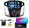 [2G 64G] Android Auto Stereo FM Radio Carplay Android Auto 9 Touchscreen Headunit Lettore multimediale con Fotocamera di backup per Ford Focus 2012 2013 2014 2015 2016 2017 2018