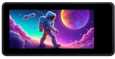 Waveshare ESP32-S3 1.91inch AMOLED Display Development Board, 240×536, 32-bit LX7 Dual-core Processor, Up to 240MHz Frequency, Accelerometer and Gyroscope Sensor, with Touch Function