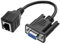 GANYKQ Câble adaptateur DB9 9 broches femelle / mâle vers RJ45 - Câble adaptateur DB9 vers RJ45 - Différents appareils avec facilité