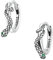 WOFASHPURET Schlangen Ohrringe Aus 925er Mit Grünem Zirkon Kreative Ohrstecker Im Minimalistischen Design Modischer Schmuck Für Damen Elegante Ohrbügel