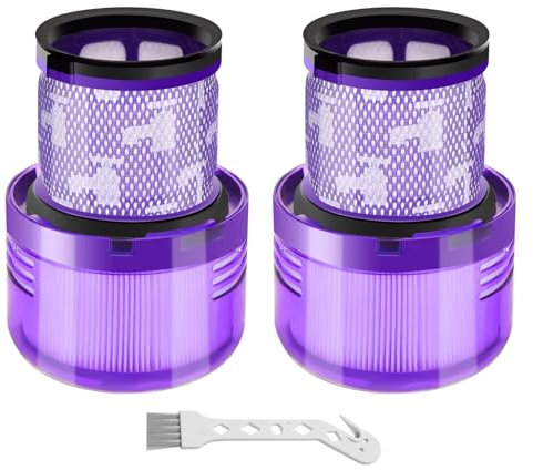Lot de 2 filtres lavables pour aspirateur Dyson V11, V15, SV14, SV17, SV22, Detect Animal Absolute Extra Pro Torque Drive, compatibles avec #970013-02