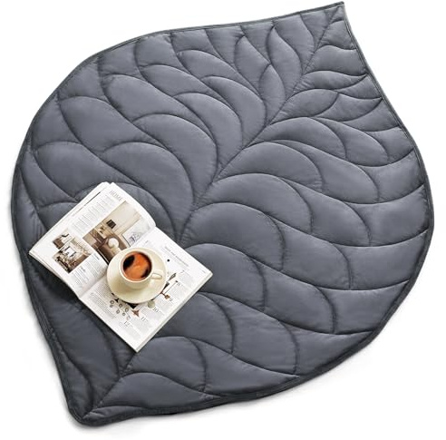 Gewichtsdecke für Erwachsene, 4,5 kg, 152,4 x 198,1 cm, waschbare Decken, Grau