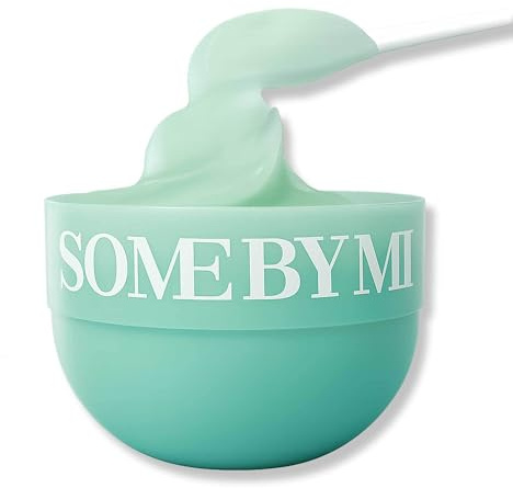 SOME BY MI PDRN Spirulina Soothing Sherbet Mask – 10 Sticks – Korean Vegan Wash-Off Face Mask that Cools by 10.9°C in 10 Minutes – Revitalizes Skin with Spirulina, Seaweed & PHA – Korean Skin Care