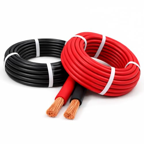 MKGT Hi-Flex 16mm2 110 Amp Automotive Starter/Inverter/Welding/Battery PVC Cable Wire (Red, 4 Metres)