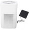 Purificador de aire de Munefe, purificador de aire con energía solar, filtro de aire de automóvil solar de silicio monocristalino para la casa de pollo para perros Ventilación 10W